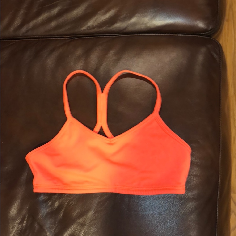 Ivviva orange sports bra, lightly worn